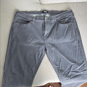 PAIGE Gray Relaxed Jeans Soft Denim Versatile